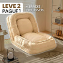 [LEVE 2, PAGUE 1] Sofá-cama Retrátil Algodão 5 em 1 + BRINDES: Almofadas Cushion