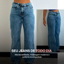 [PAGUE 1, LEVE 3] Kit Calças Jeans Wide Leg | Efeito Realça Curvas e Empina Bumbum